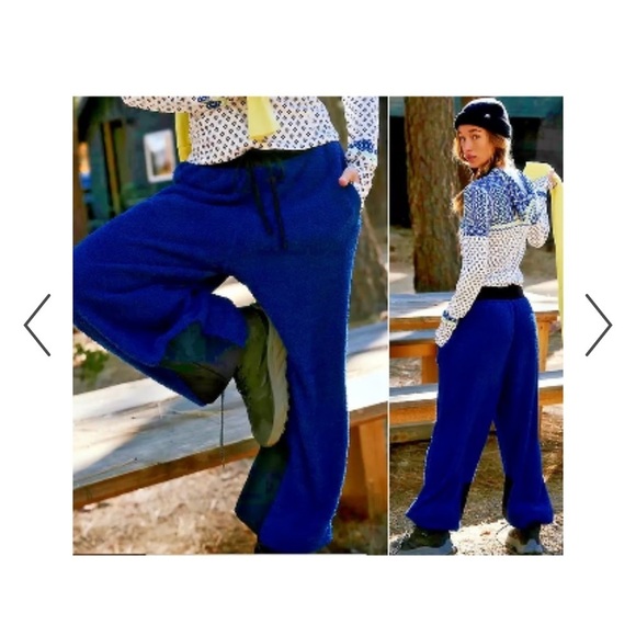 FP Movement by Free People Pants - FP Movement Cuddle Up Pant in Blue Small